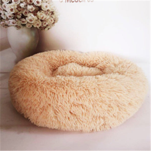 Round Long Hairy Autumn And Winter Nest Pad Cat and Pet Mattress