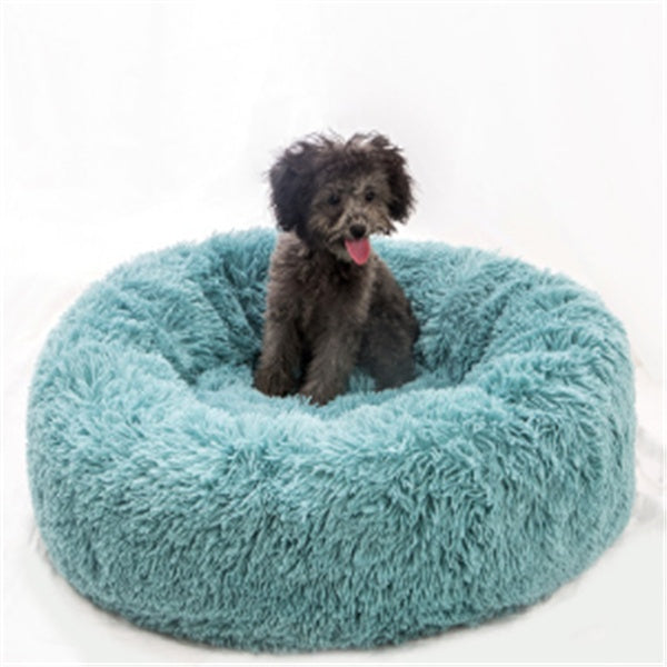 Round Long Hairy Autumn And Winter Nest Pad Cat and Pet Mattress