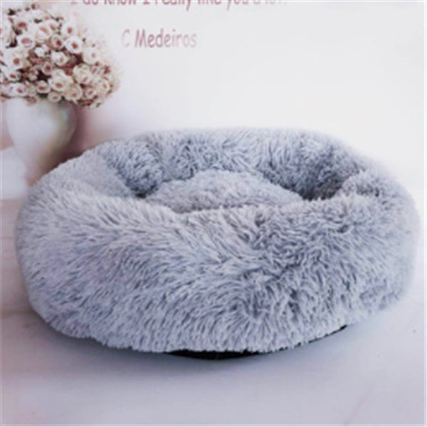 Round Long Hairy Autumn And Winter Nest Pad Cat and Pet Mattress