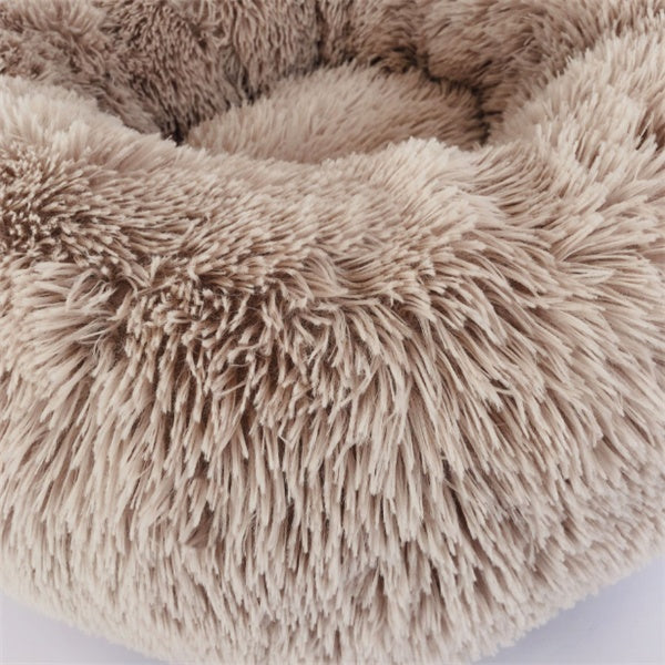 Round Long Hairy Autumn And Winter Nest Pad Cat and Pet Mattress