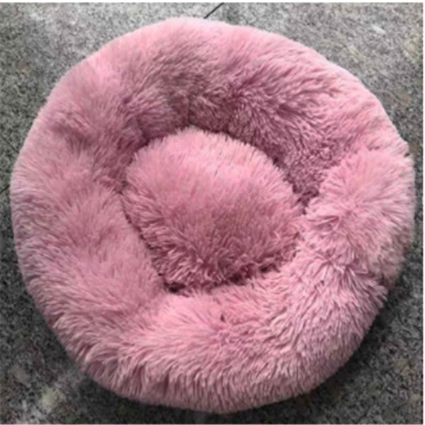 Round Long Hairy Autumn And Winter Nest Pad Cat and Pet Mattress