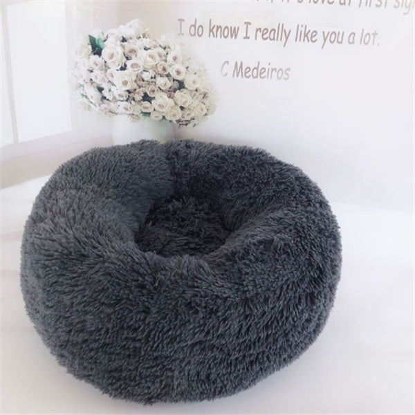 Round Long Hairy Autumn And Winter Nest Pad Cat and Pet Mattress