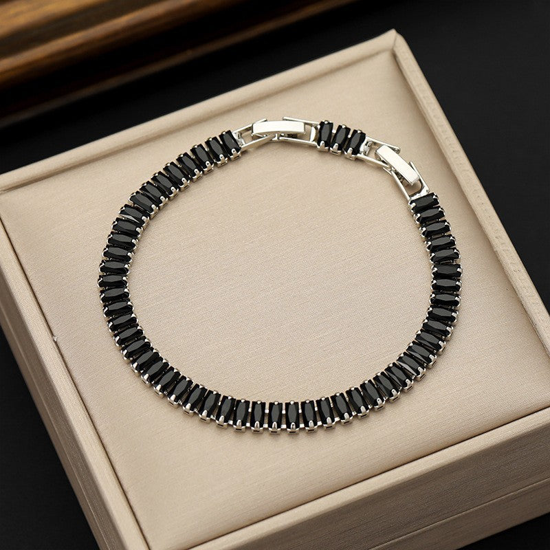 Affordable Luxury Fashion Bracelet With Colorful Zircon Stones