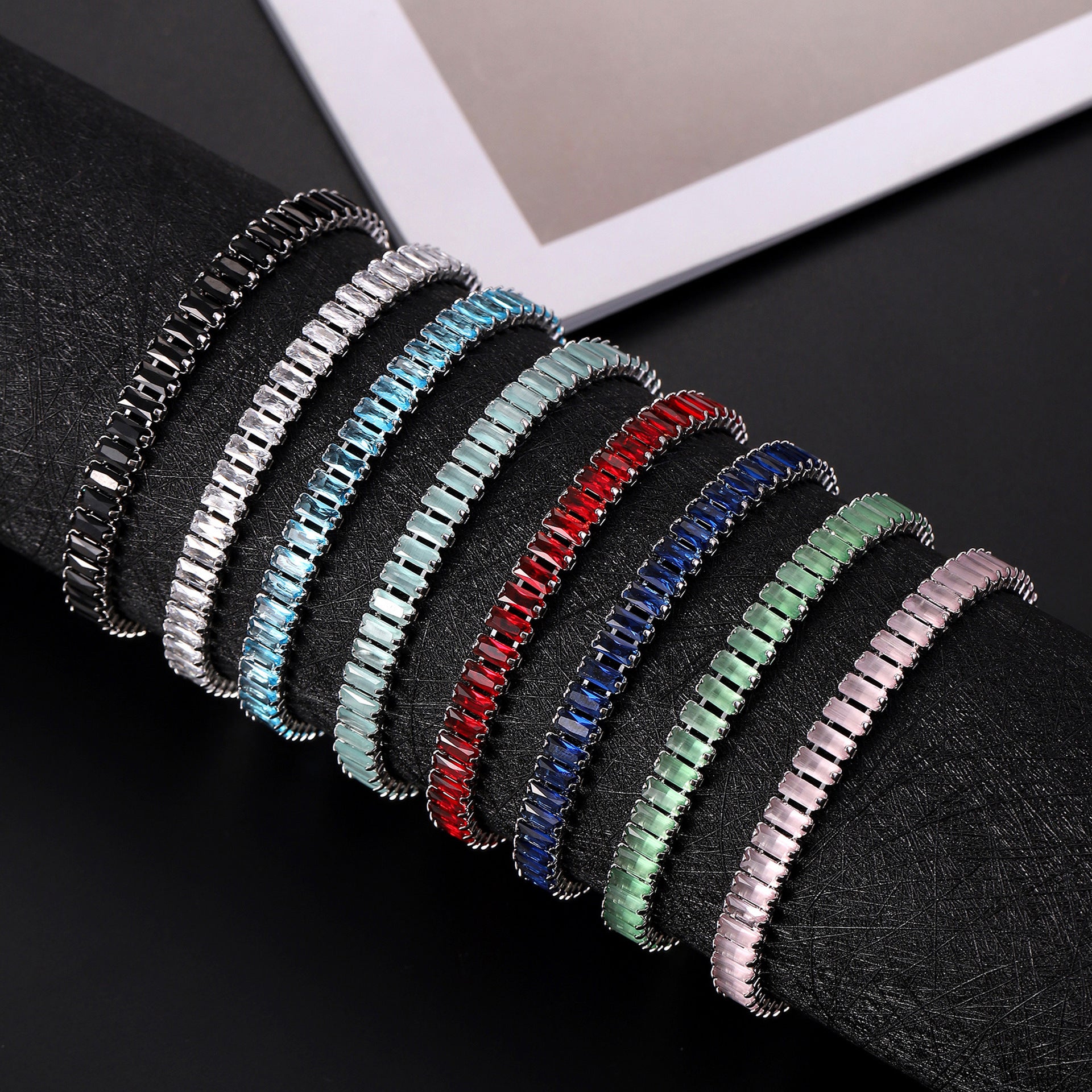 Affordable Luxury Fashion Bracelet With Colorful Zircon Stones