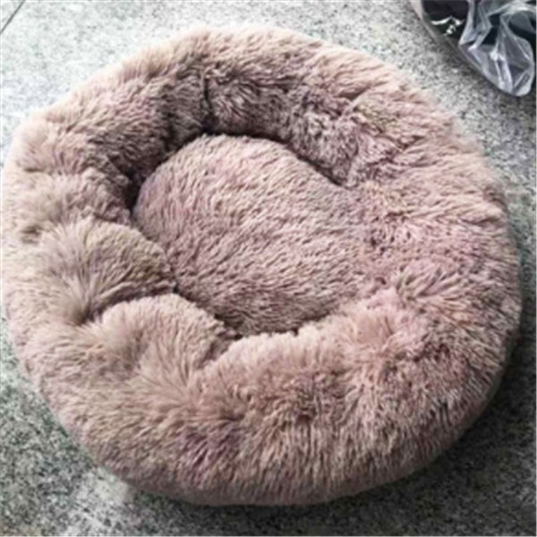 Round Long Hairy Autumn And Winter Nest Pad Cat and Pet Mattress