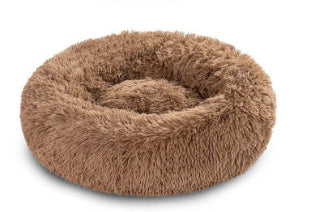 Round Long Hairy Autumn And Winter Nest Pad Cat and Pet Mattress
