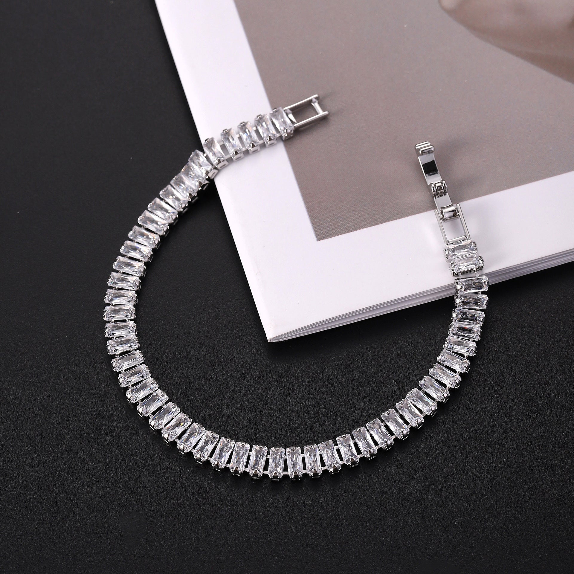 Affordable Luxury Fashion Bracelet With Colorful Zircon Stones